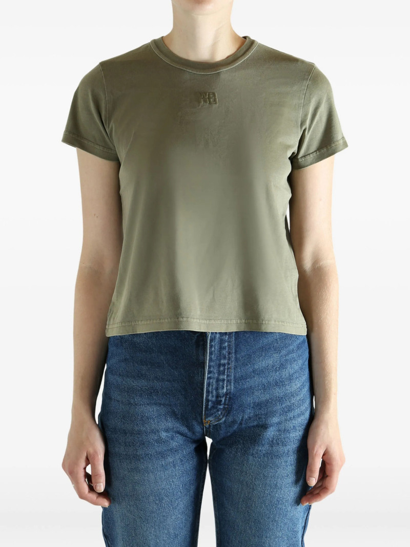Alexander Wang Essential Jersey Shrunken Tee outlook