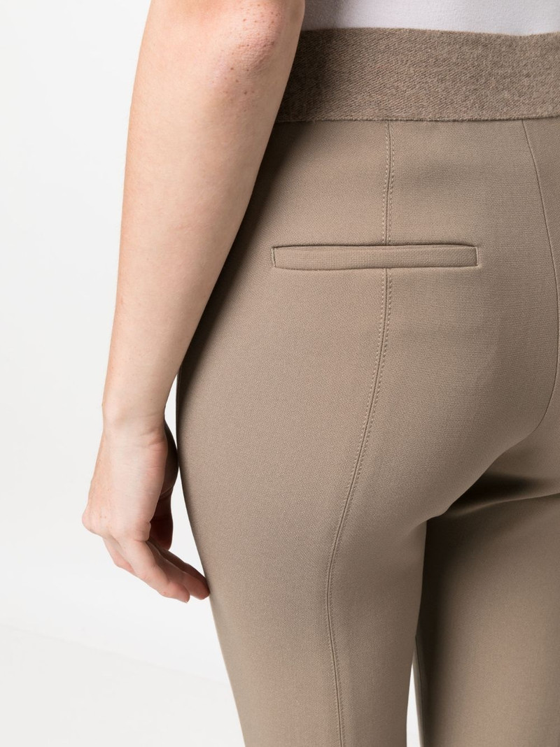 cropped slim-fit trousers 5
