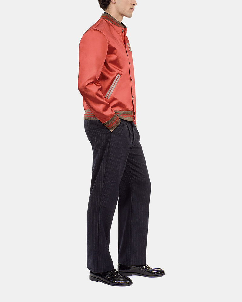 RED SATIN JACKET WITH PATCHES 5