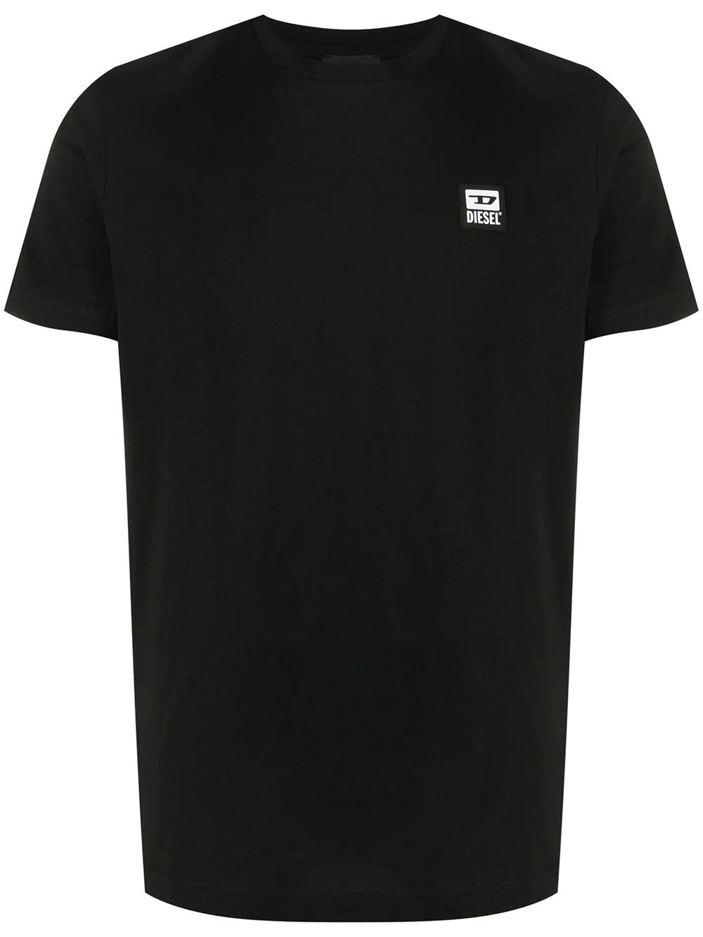 logo patch short-sleeved T-shirt - 1