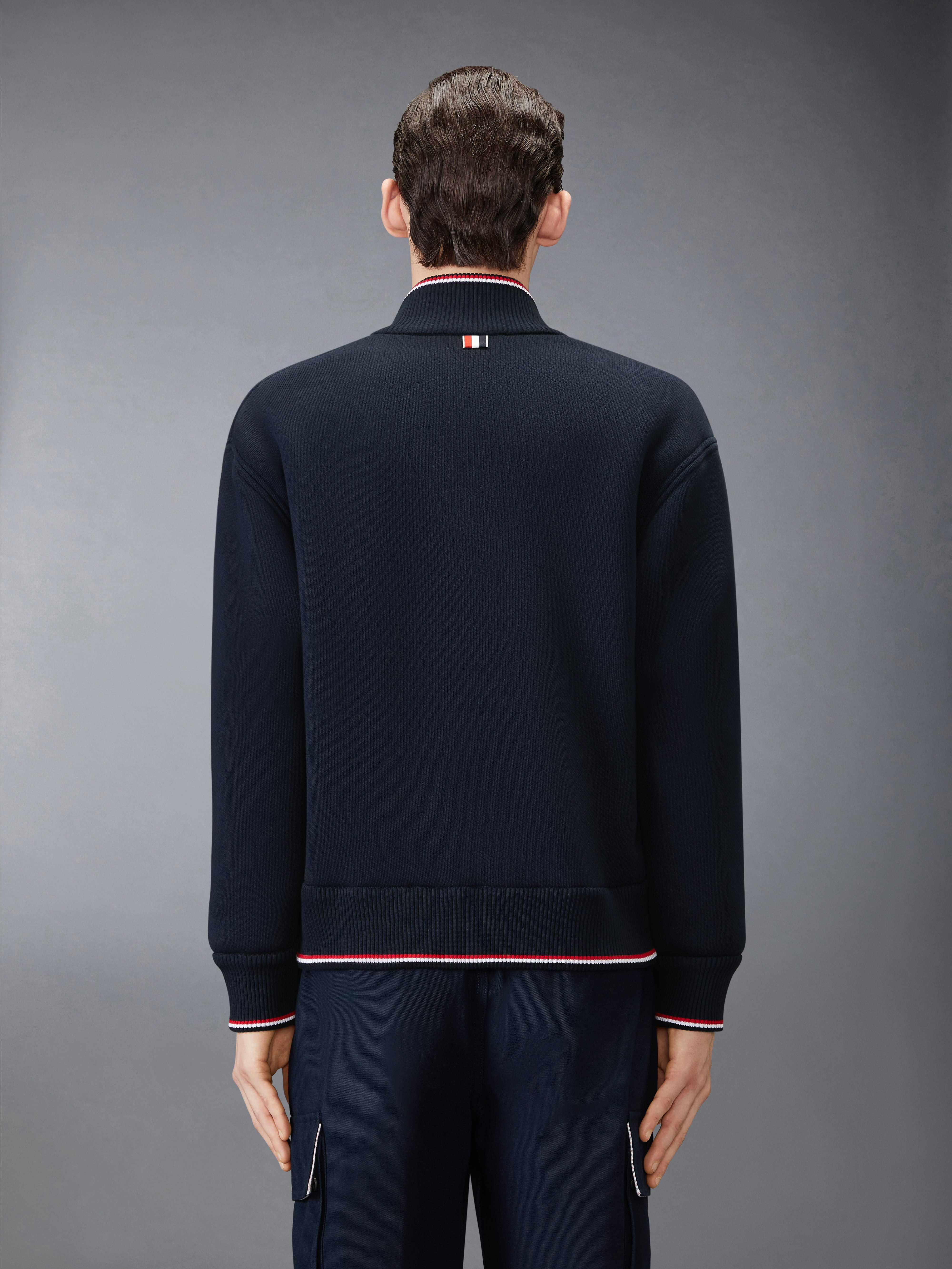 LOOPBACK OVERSIZED RWB STRIPE JACKET - 3