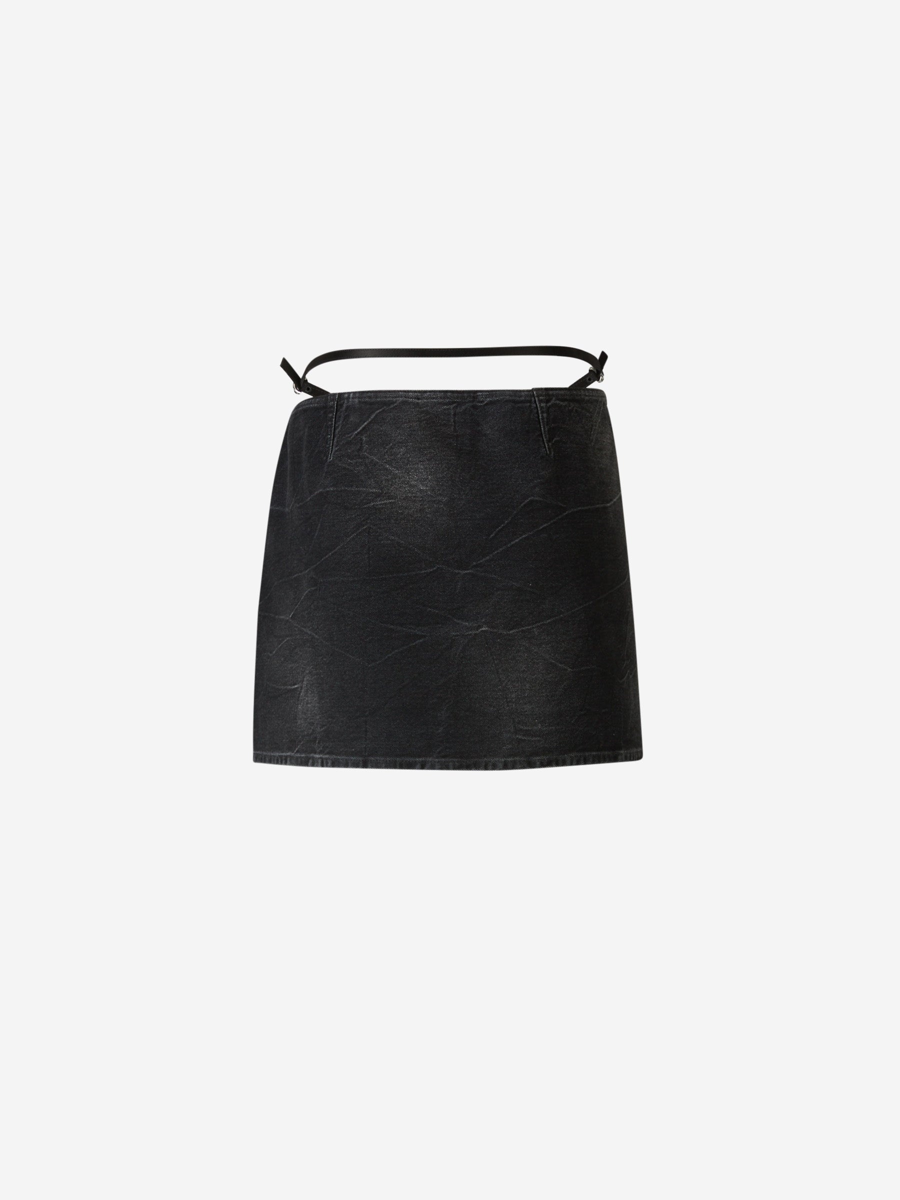 VOYOU DENIM MINI SKIRT - 4