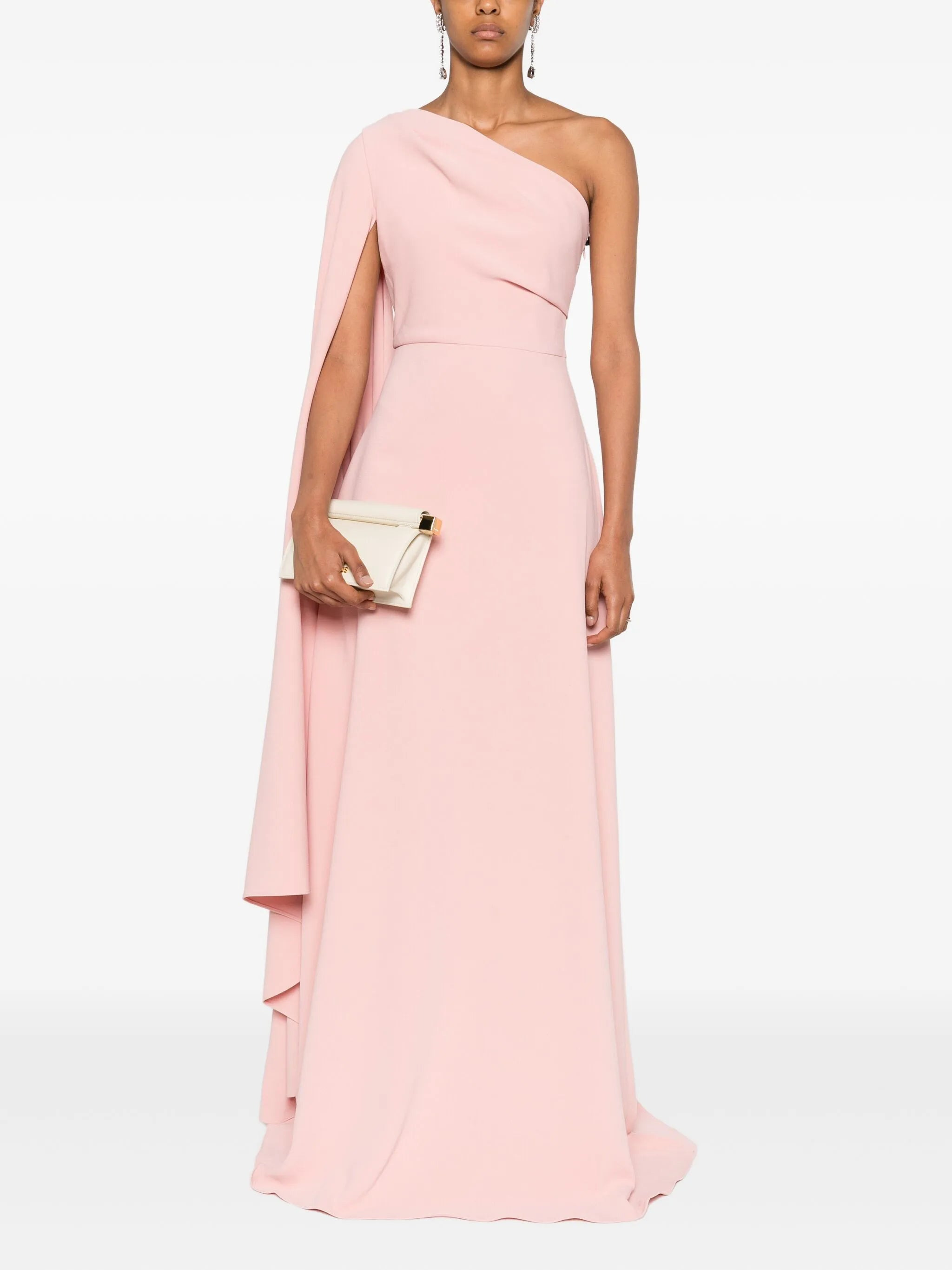 Solace London Yazmin One-shoulder Ruffled Maxi Dress - 4