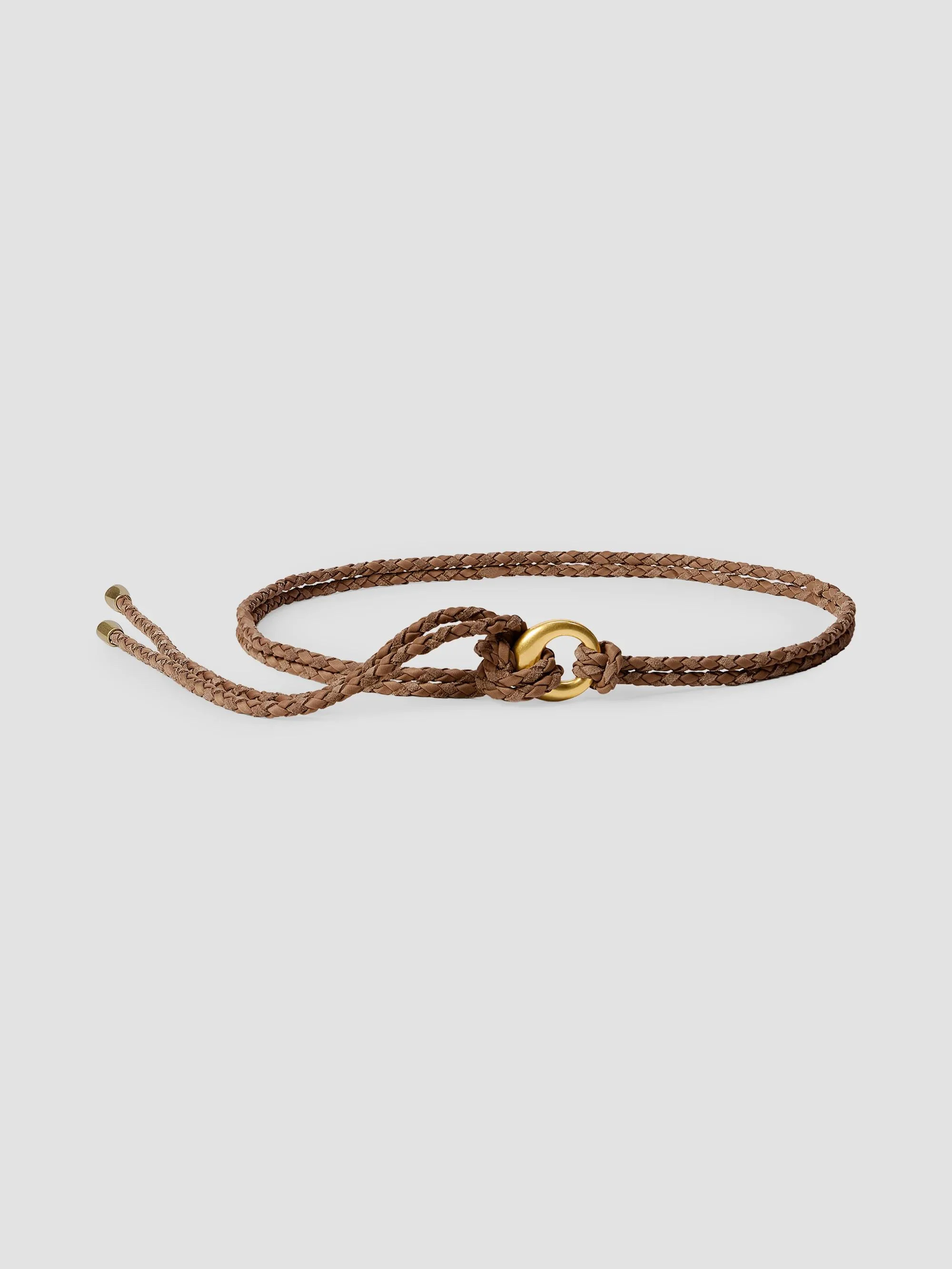 Women's Salta Striped Suede Woven Belt - Canyon - 1