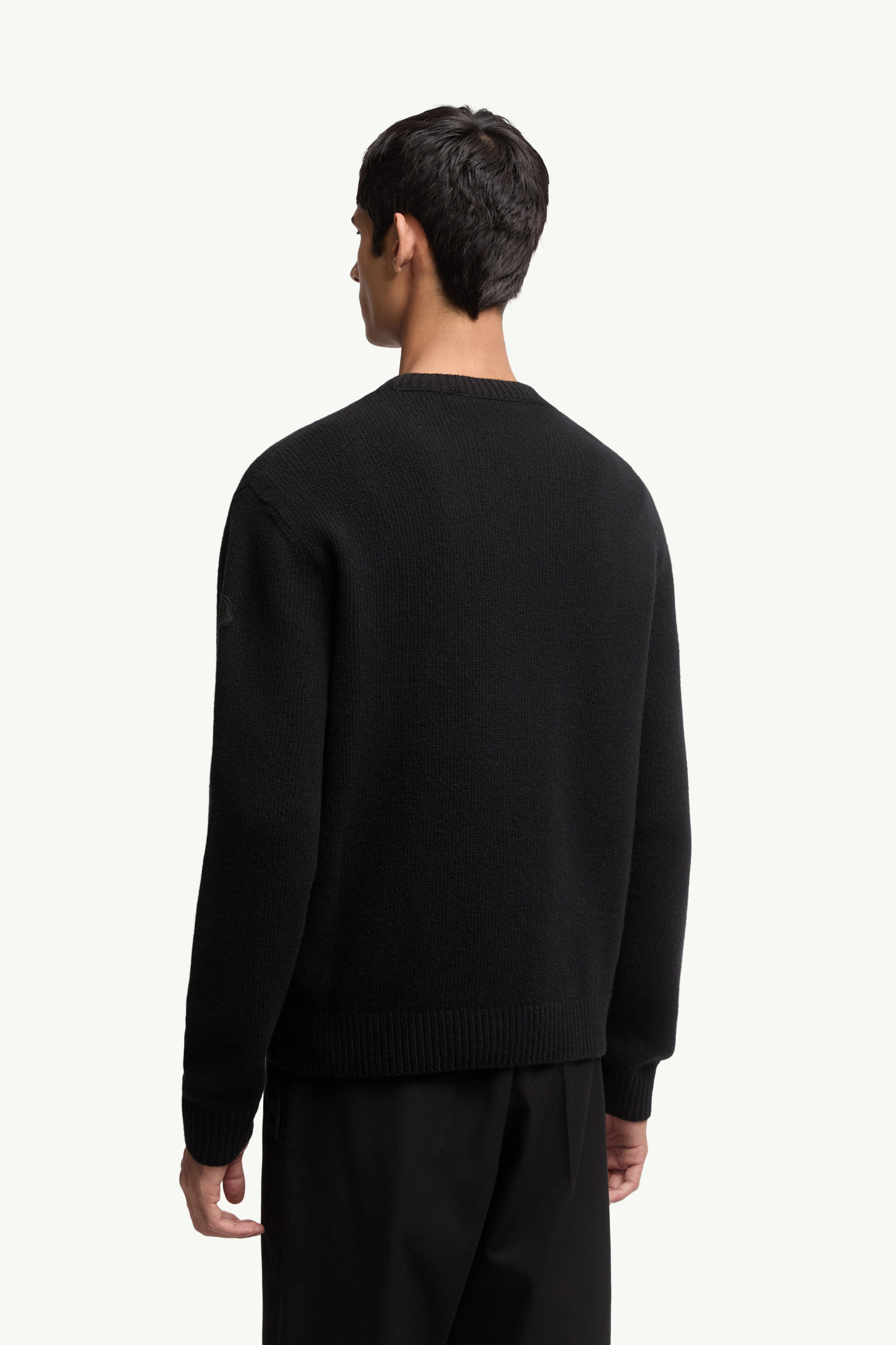 Embroidered Logo Wool Sweater - 5