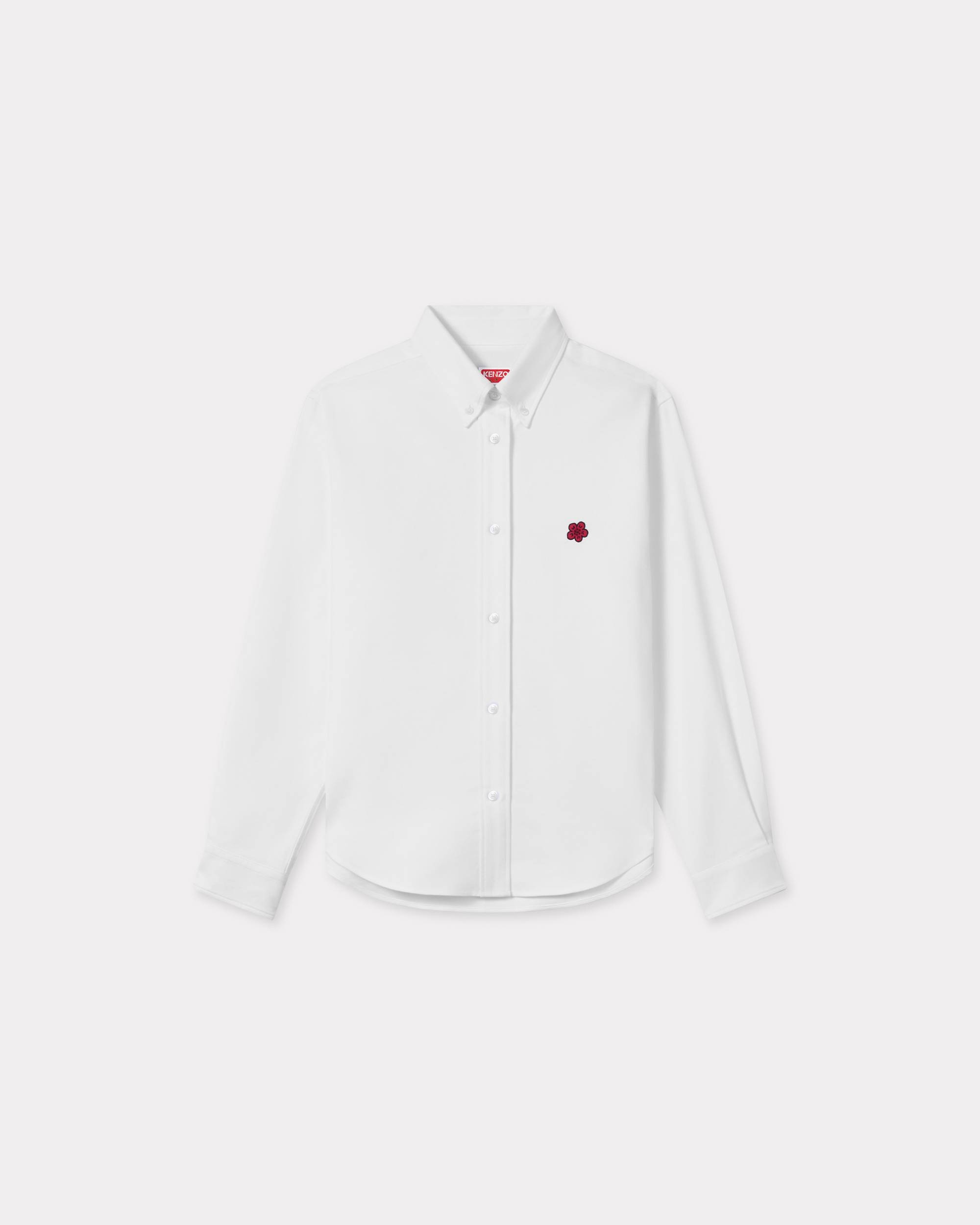 'Boke Flower' embroidered fitted shirt - 1