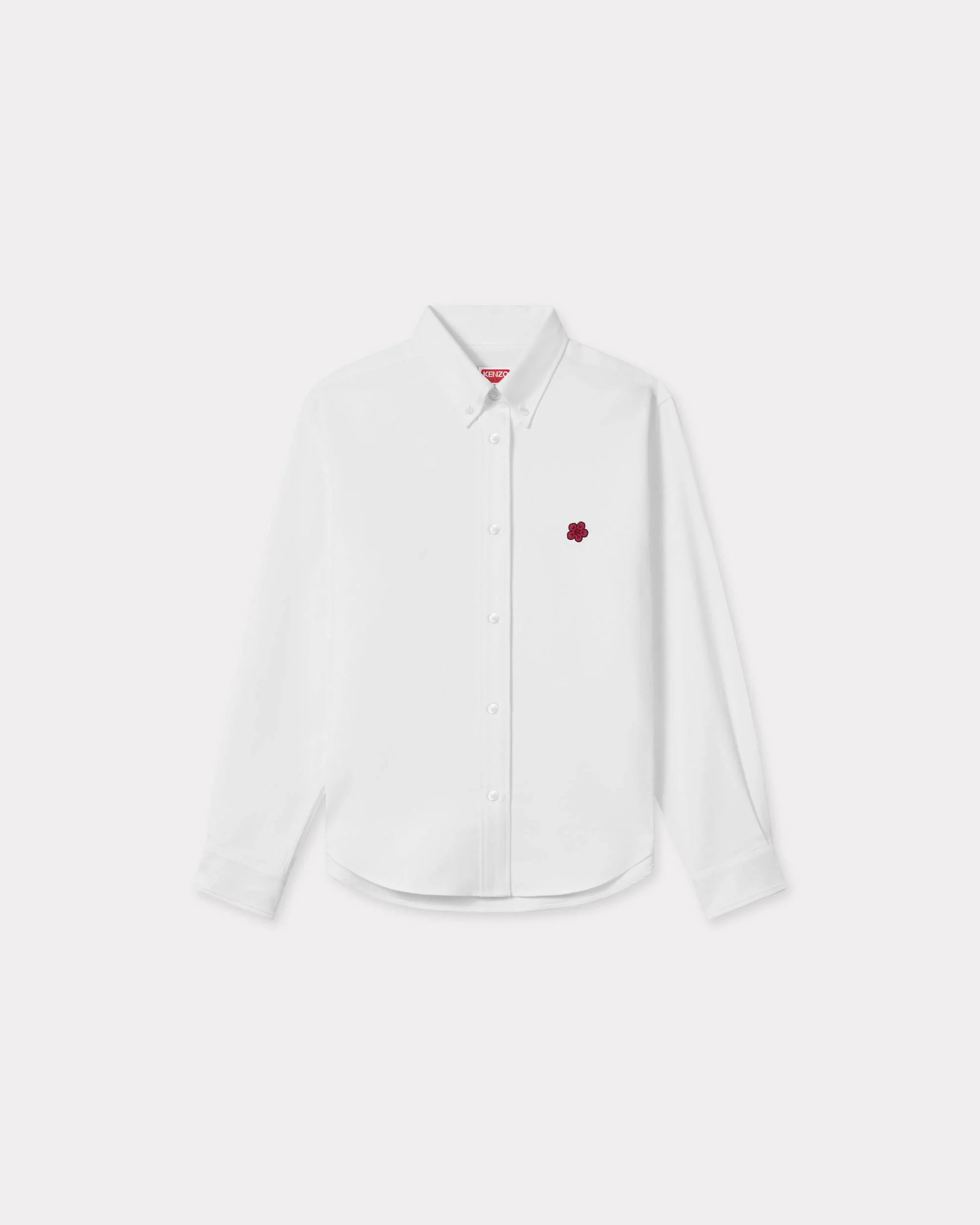 'Boke Flower' embroidered fitted shirt - 1