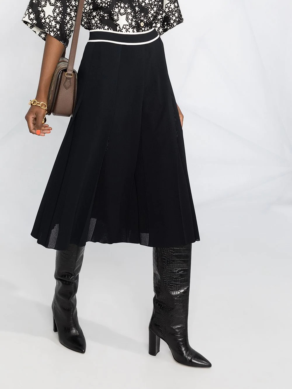 pleated midi skirt - 5