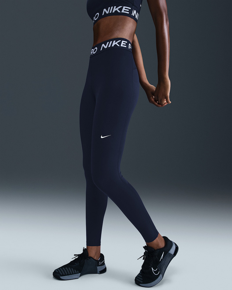 Nike Nike Pro Women's Mid-Rise Mesh-Paneled Leggings outlook