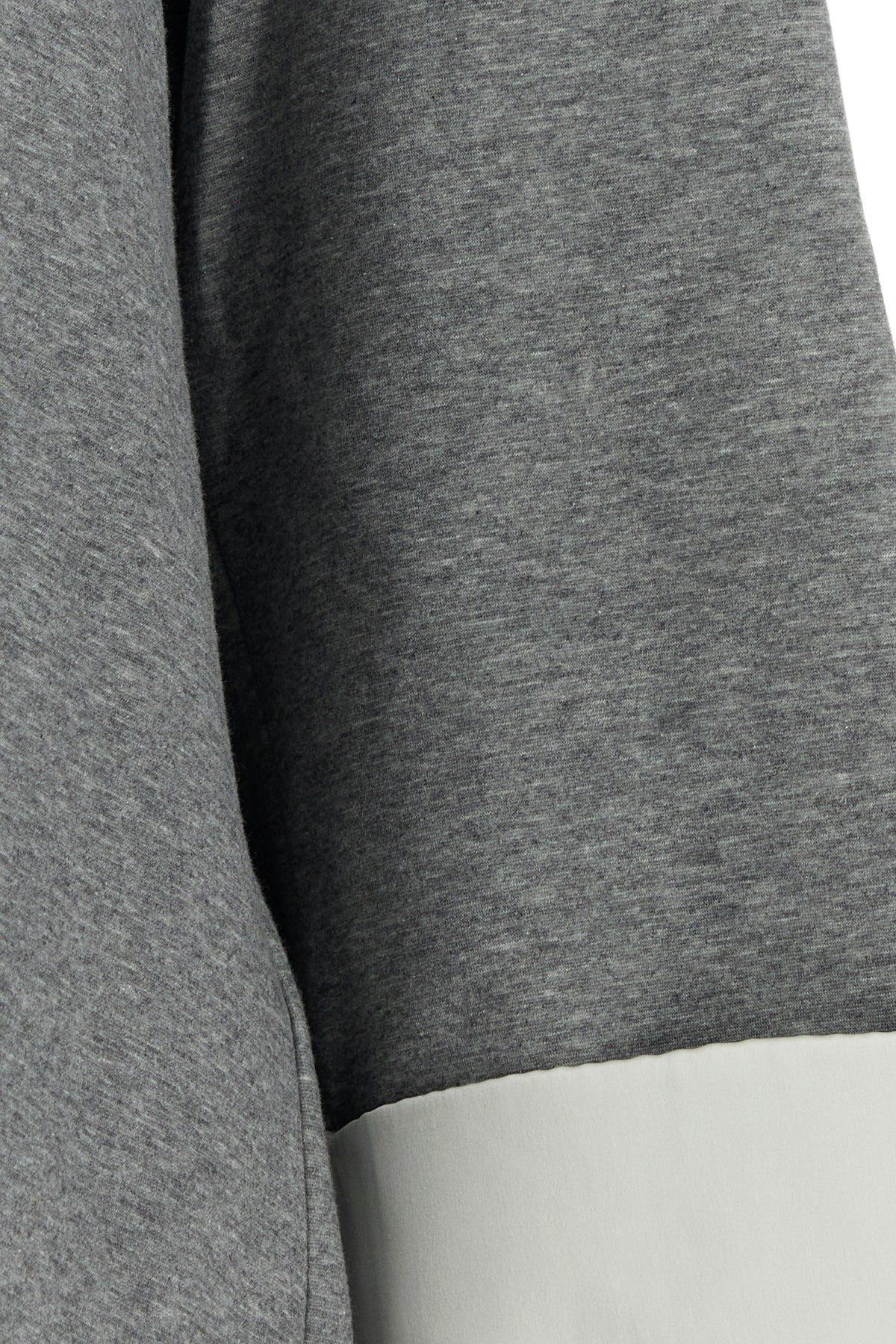 Grey nylon blend oversize sweatshirt - 3