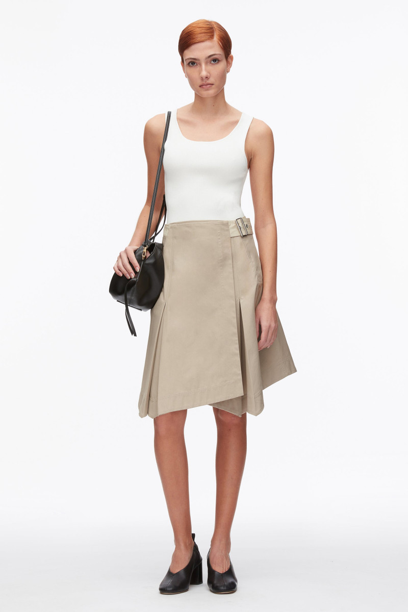 Two-Toned Handkerchief Wrap Skirt 1