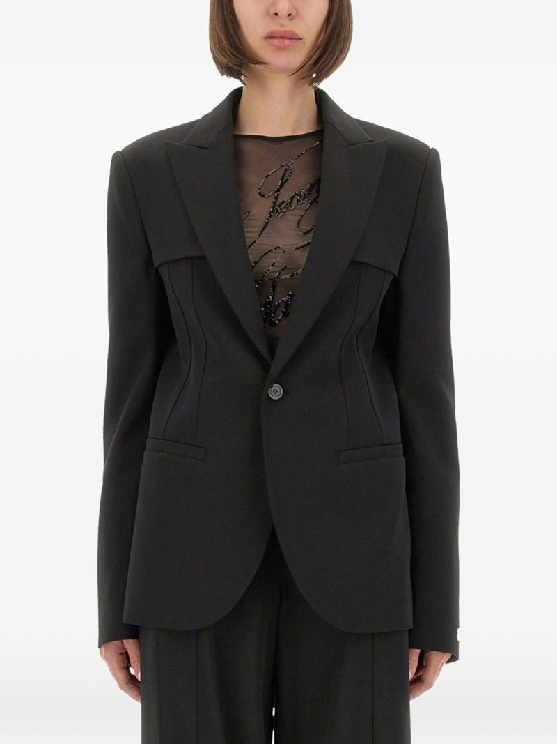 peak-lapel blazer 1