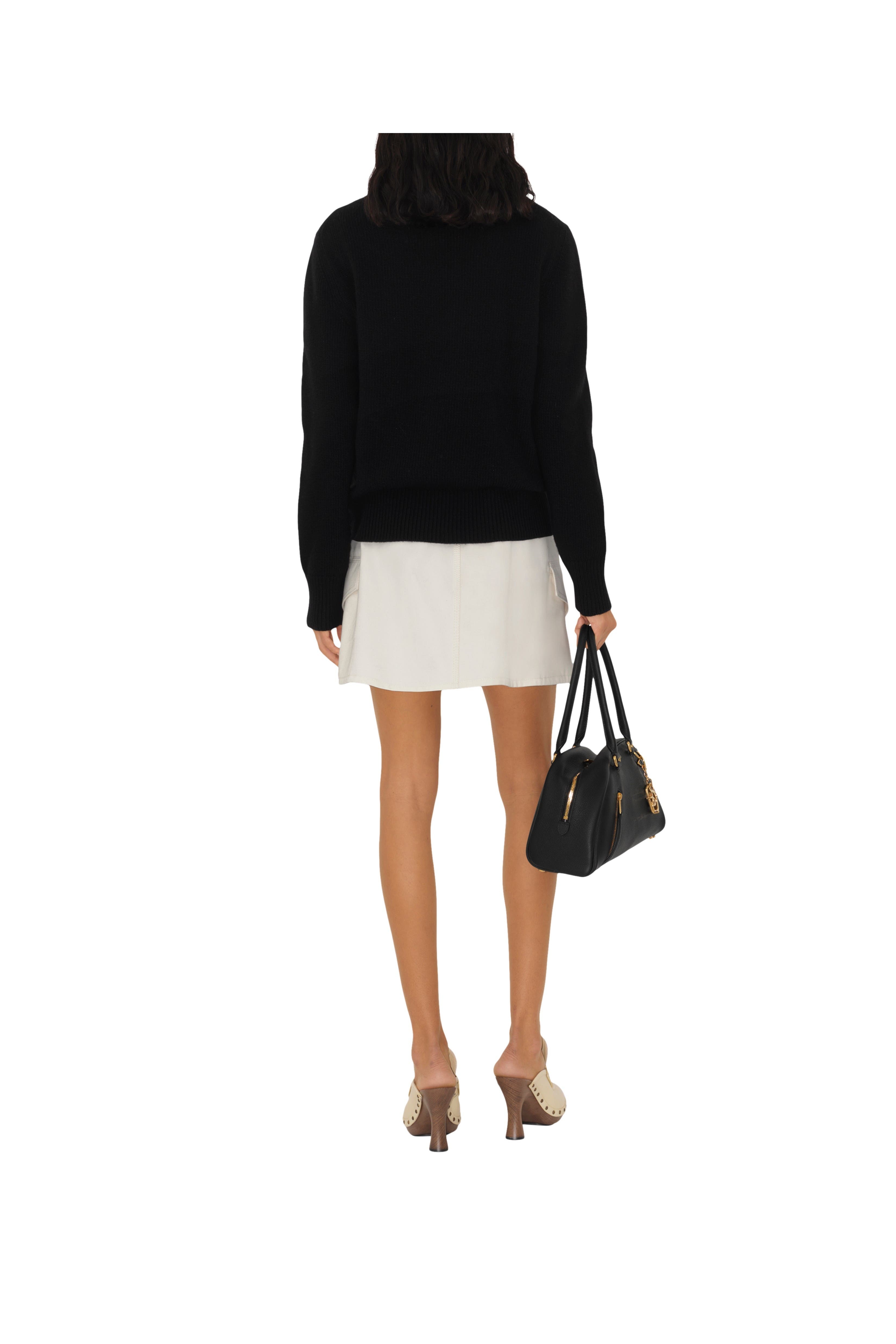 burberry EKD Wool Cashmere Sweater in Black at Nordstrom - 4