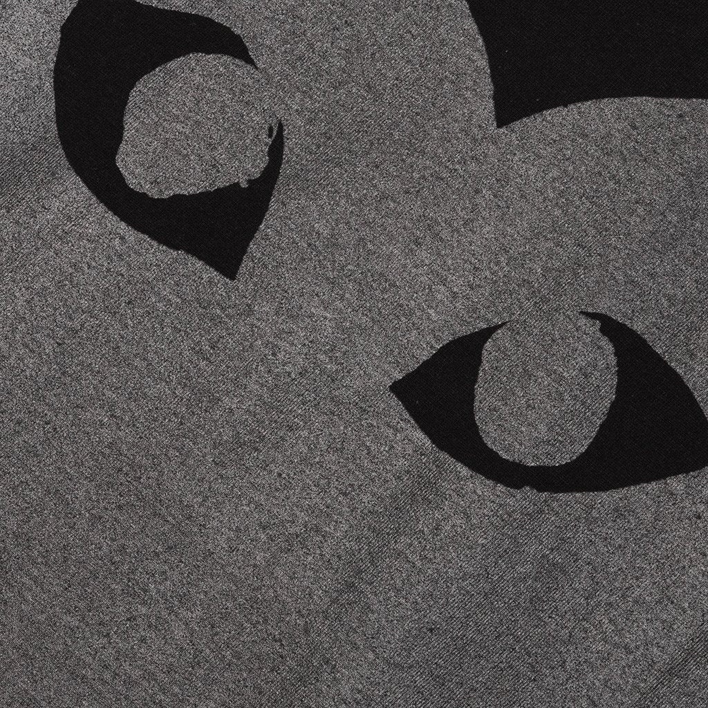 COMME DES GARCONS PLAY WOMEN'S HEART T-SHIRT - BLACK/BLACK - 3