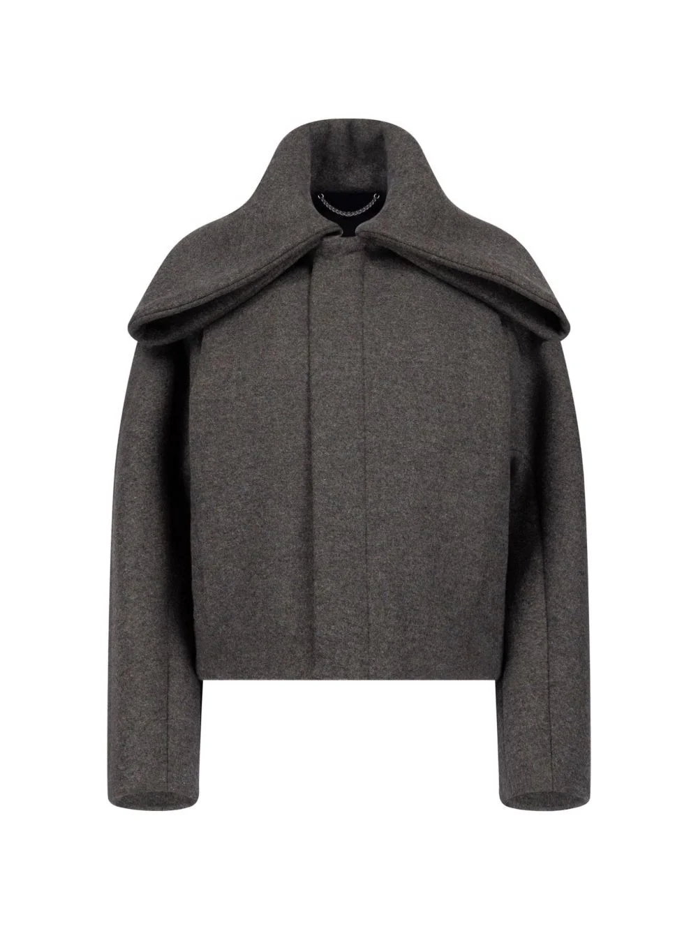 folded-collar jacket - 1