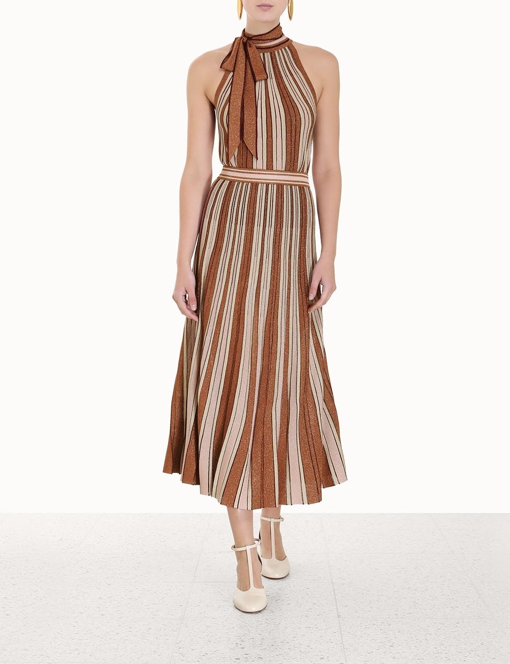 LUMINOSITY LUREX STRIPE SKIRT - 7