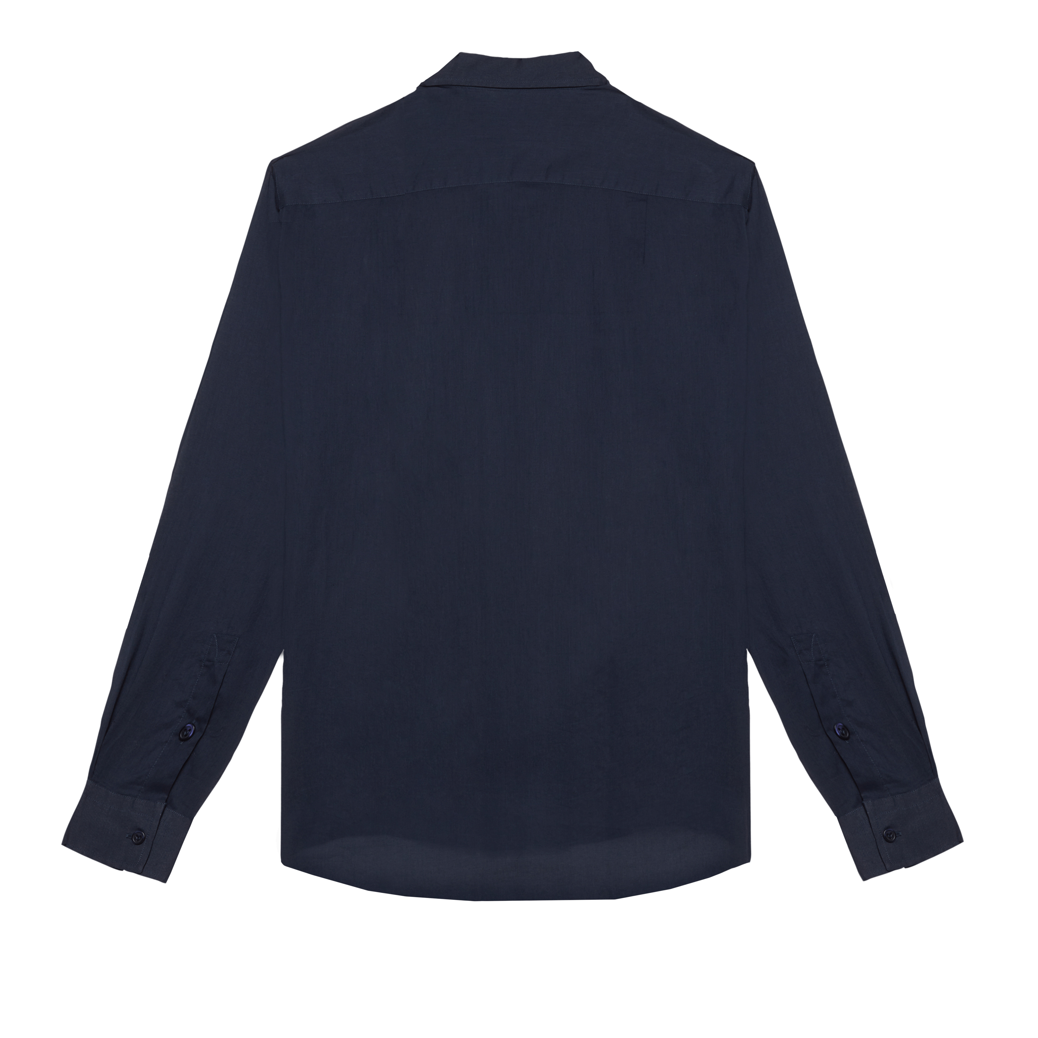 Unisex Cotton Voile Lightweight Shirt Solid - 2