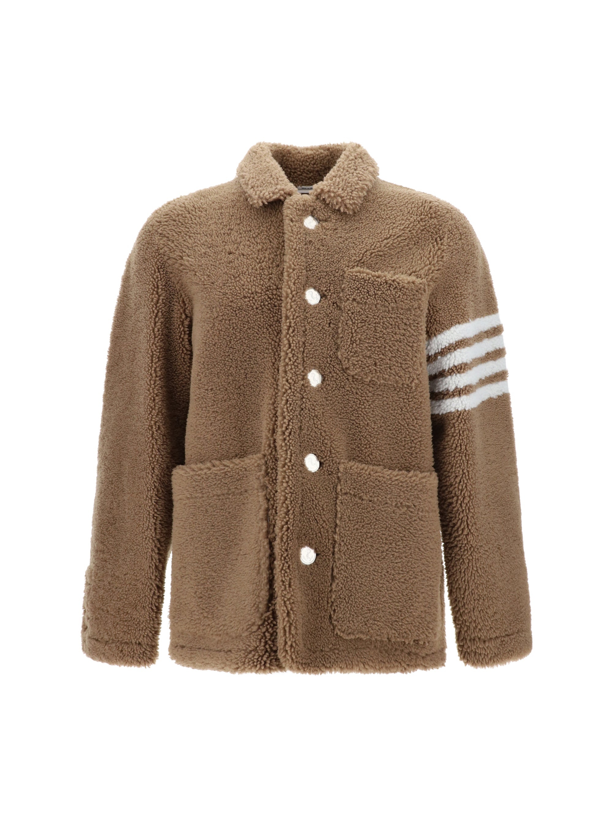 Thom Browne Men Reversible Sheepskin Jacket - 1