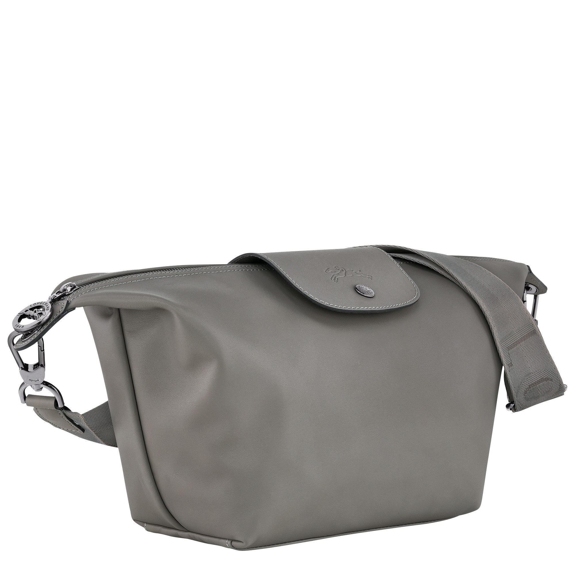 Longchamp Le Pliage Xtra M Hobo Bag Ecru Leather Women