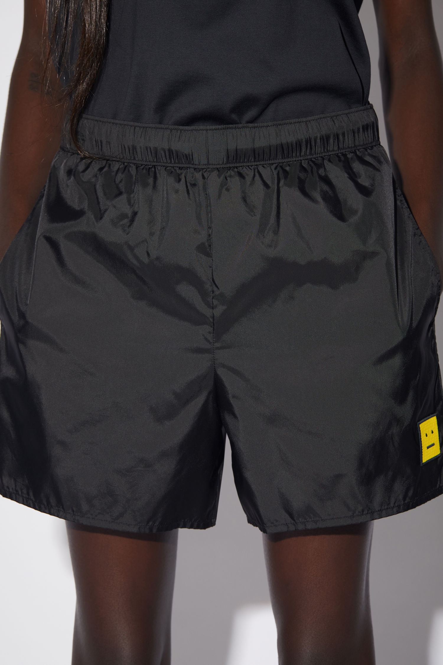 Face swim trunks - Black - 5
