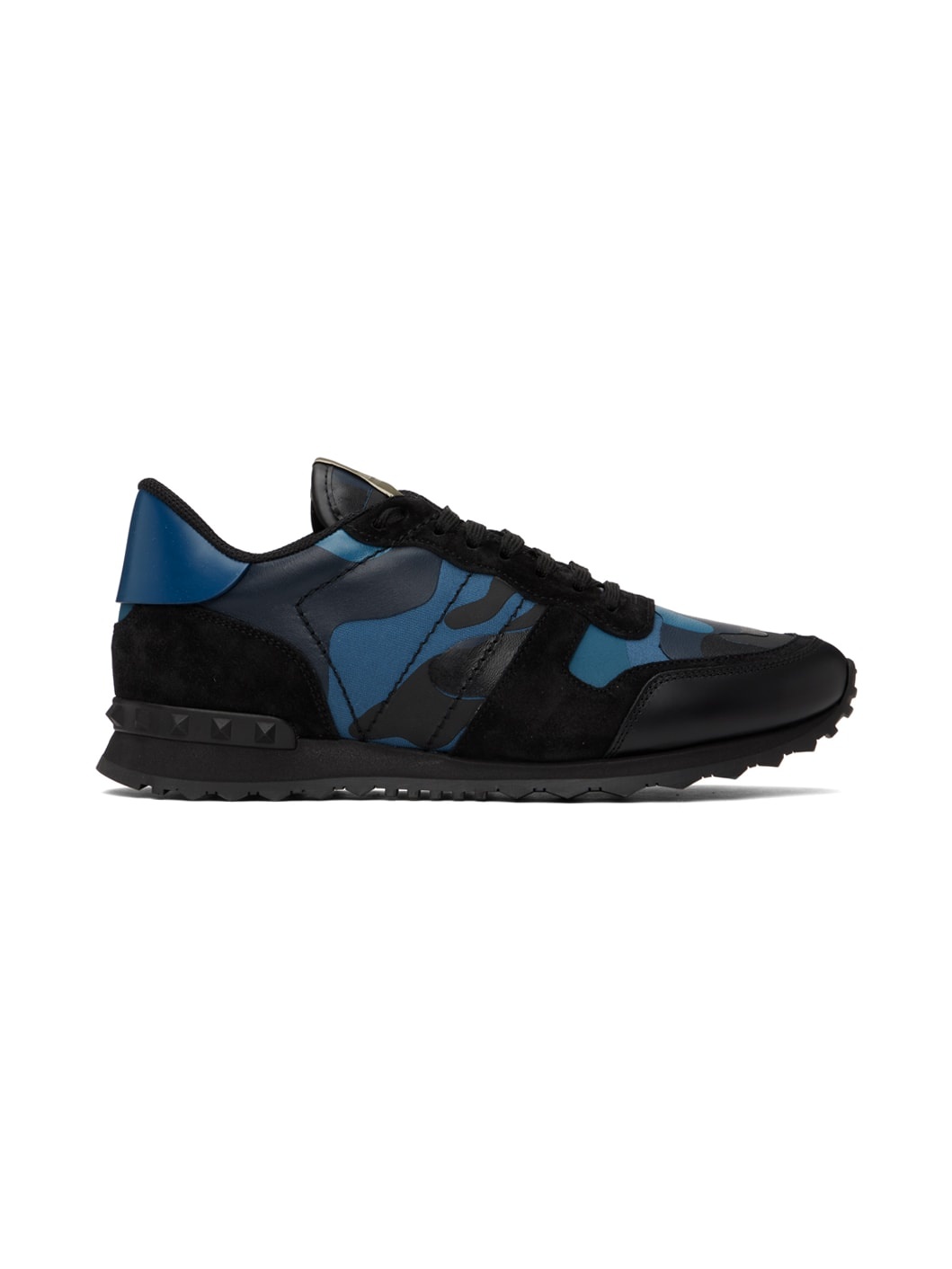 Black & Blue Rockrunner Sneakers - 1