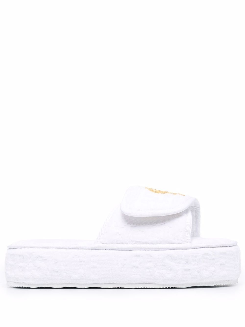 embossed logo platform slides - 1