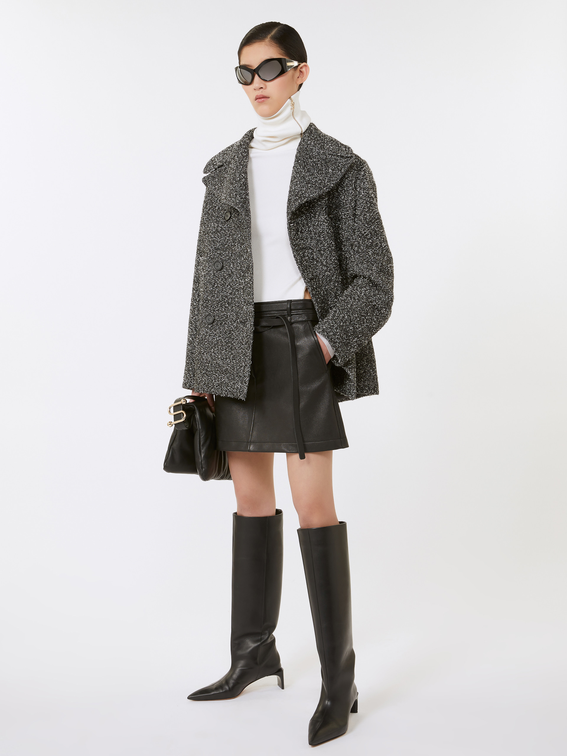 PINNA Wool sweater with high neck detail - 2