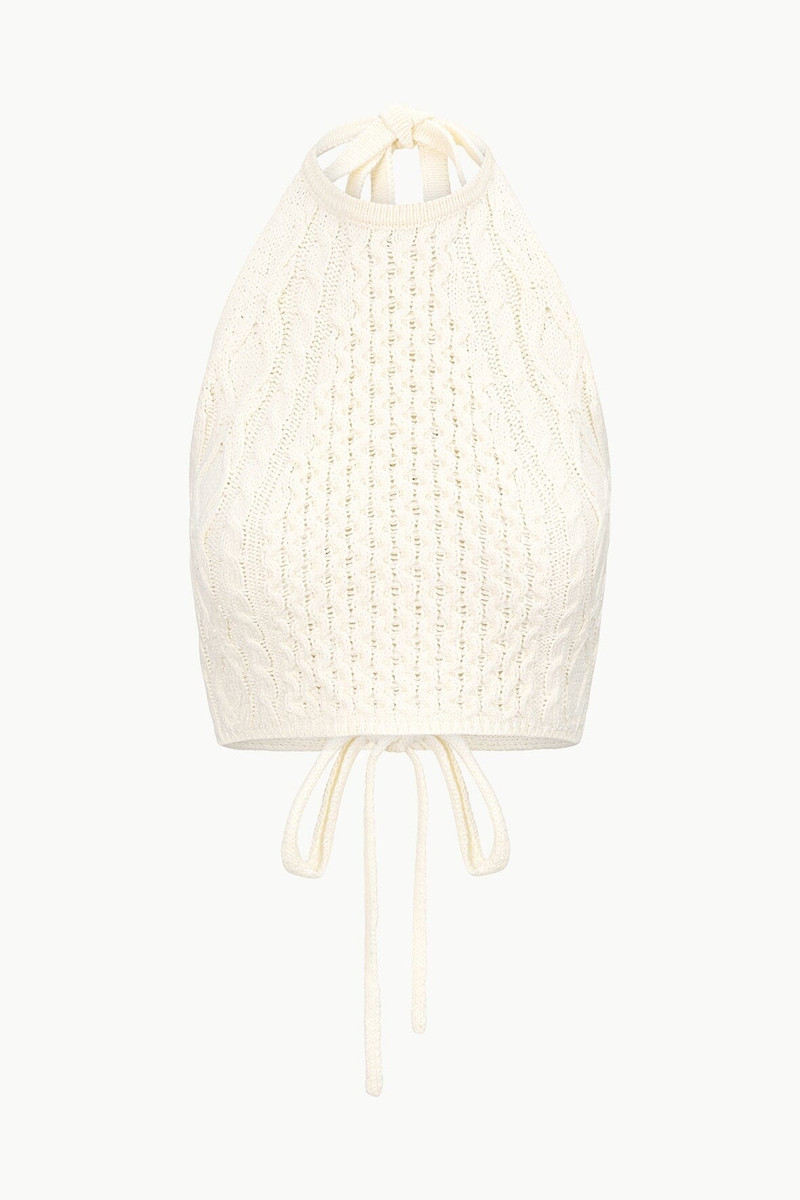 STAUD LORI TOP BUTTERCREAM 1