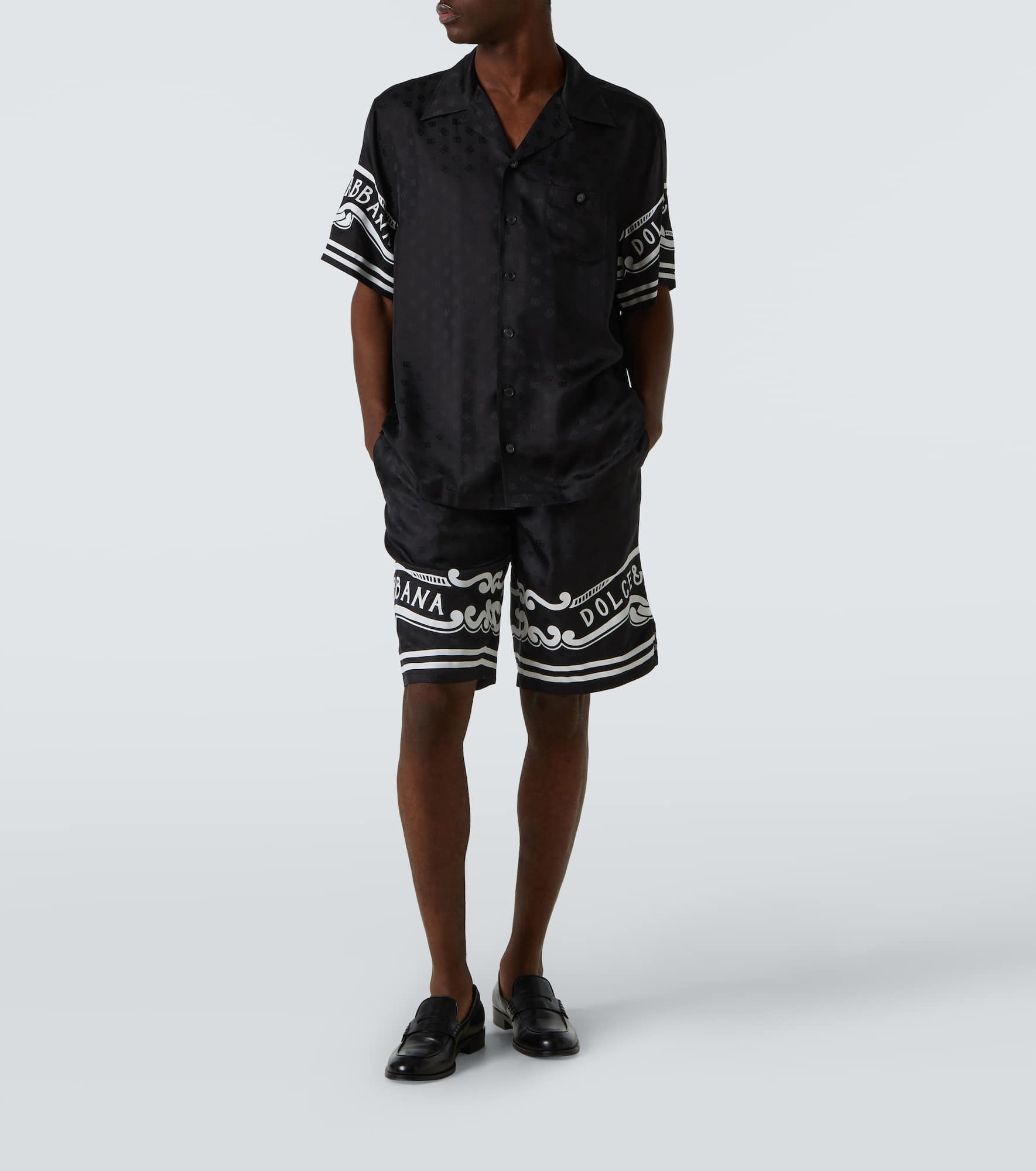 Printed silk twill shirt - 2