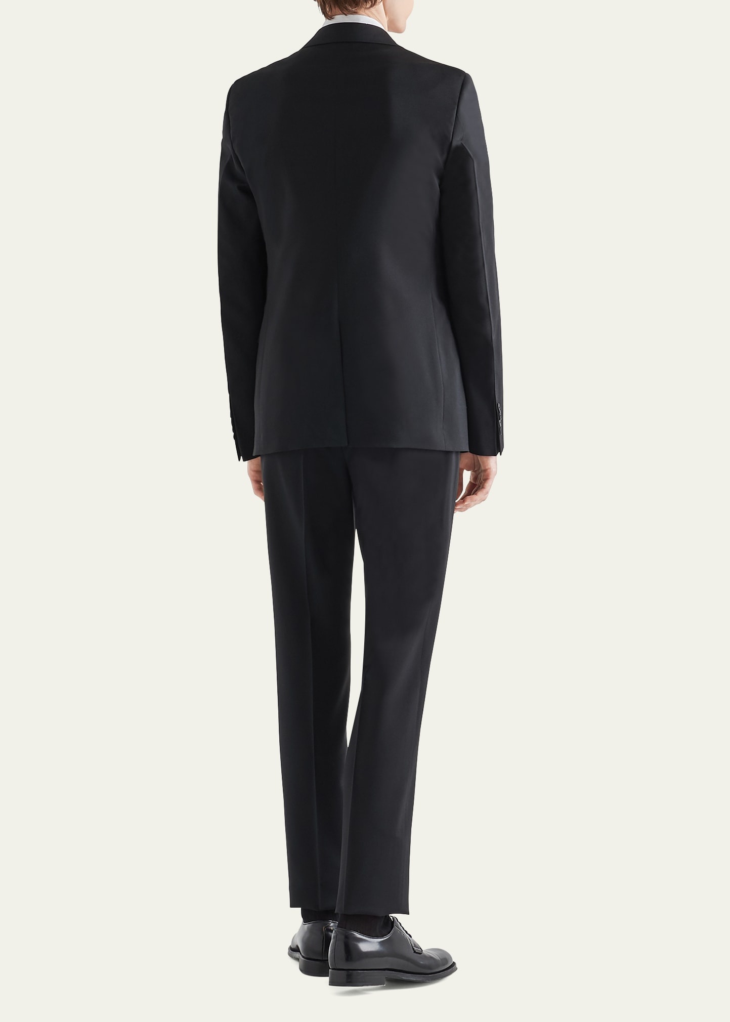 Men's Wool-Mohair Solid Suit - 3