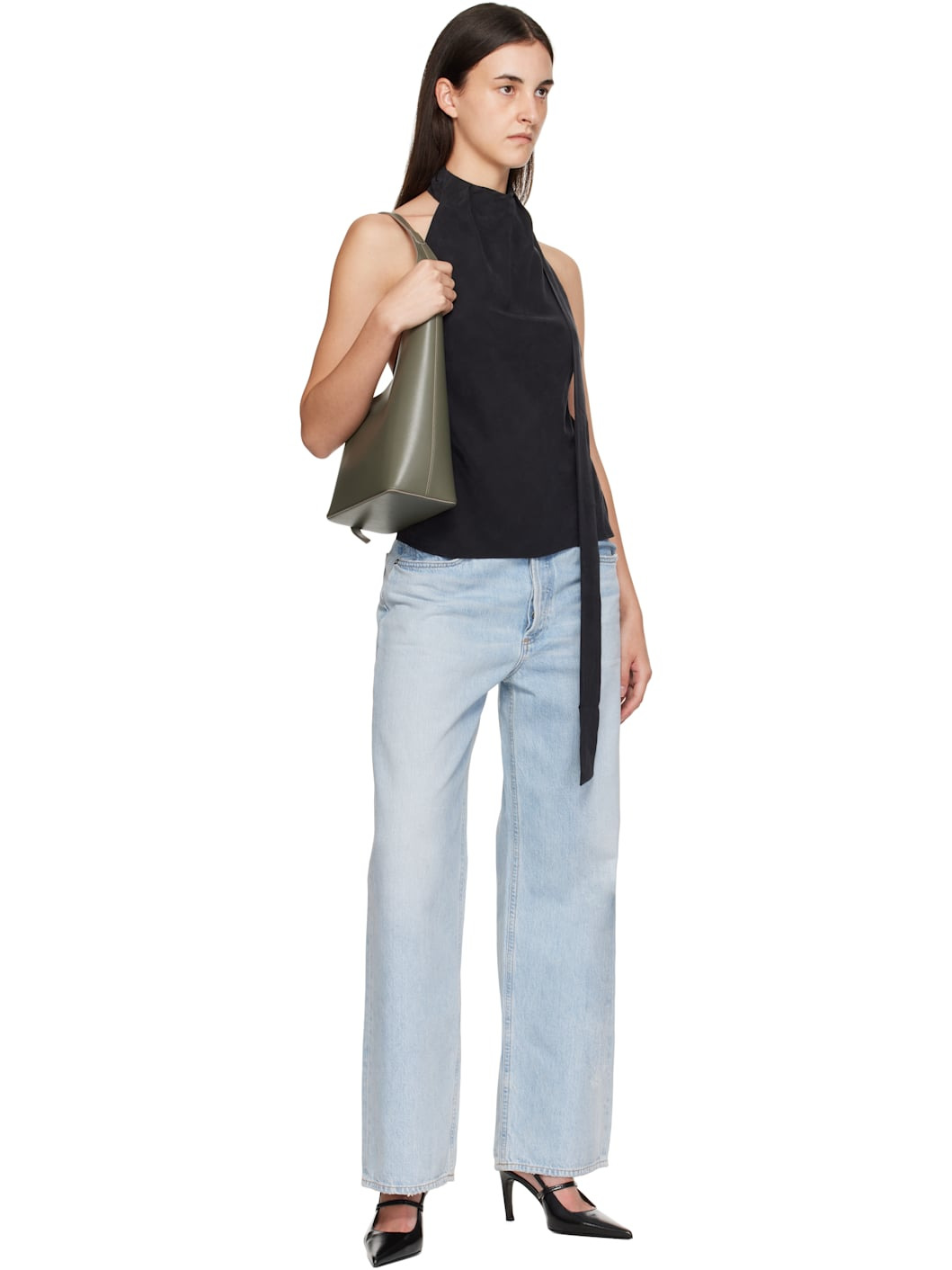 Green Demi Lune Bag - 4