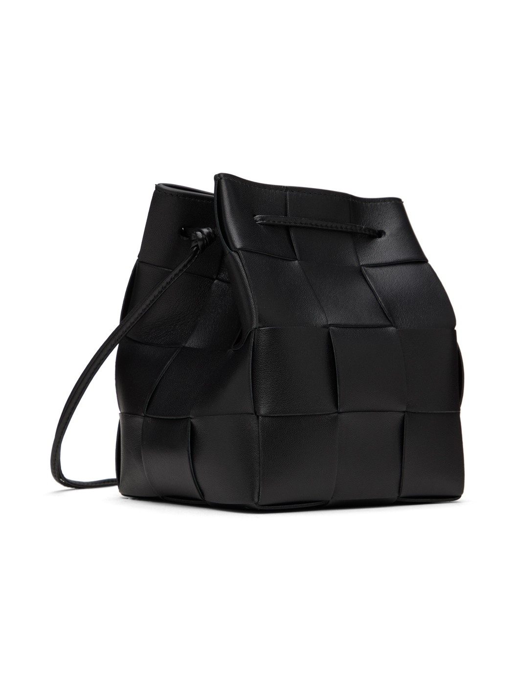 Black Small Cassette Cross-Body Bucket Bag - 2
