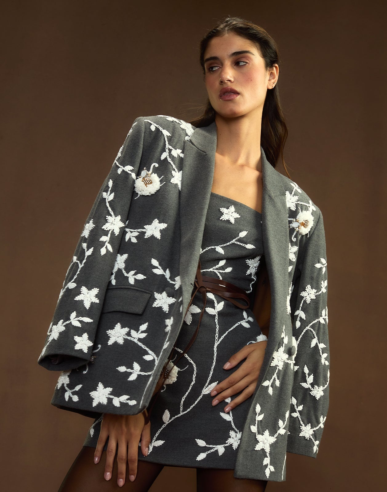 Fleur Embellished Blazer - 4