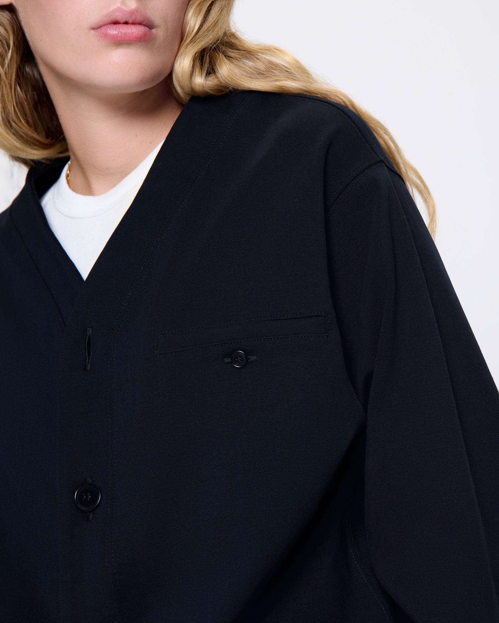 Womens DNA Double Jersey Liner Jacket - Black - 4