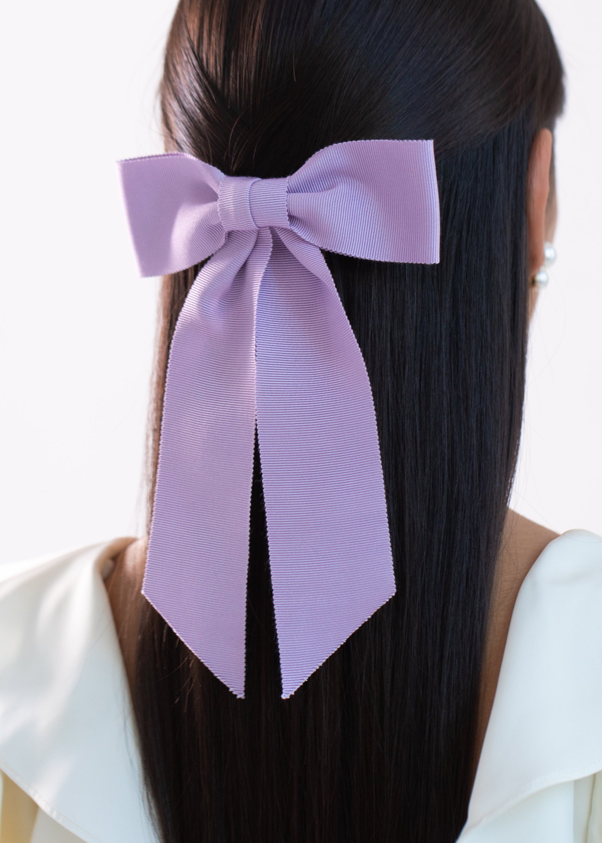 Alice Grosgrain Bow Barrette - 3