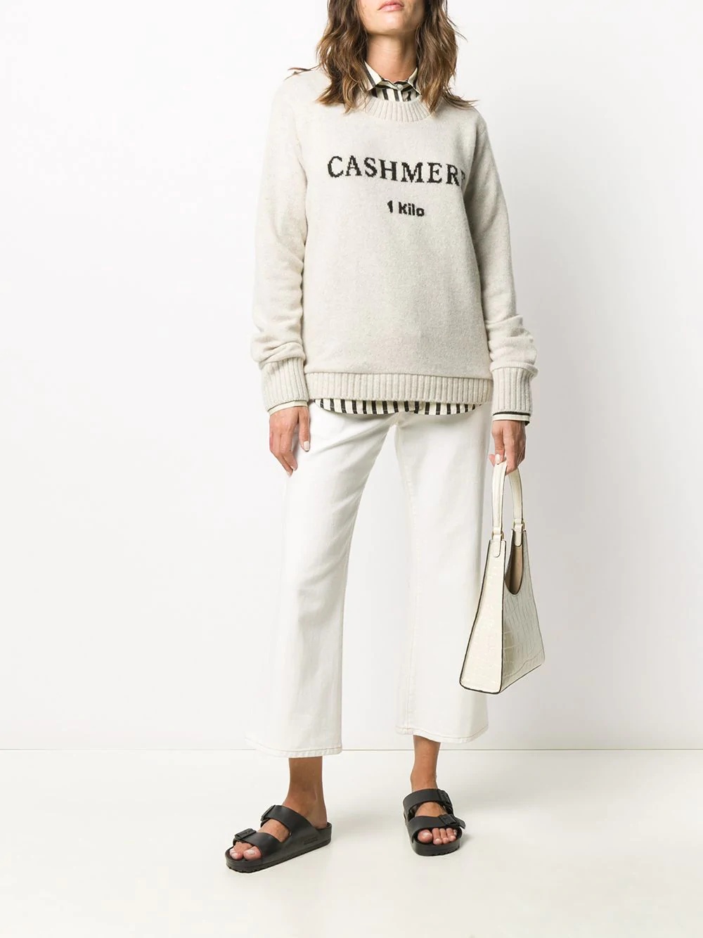 cashmere embroidered jumper - 2