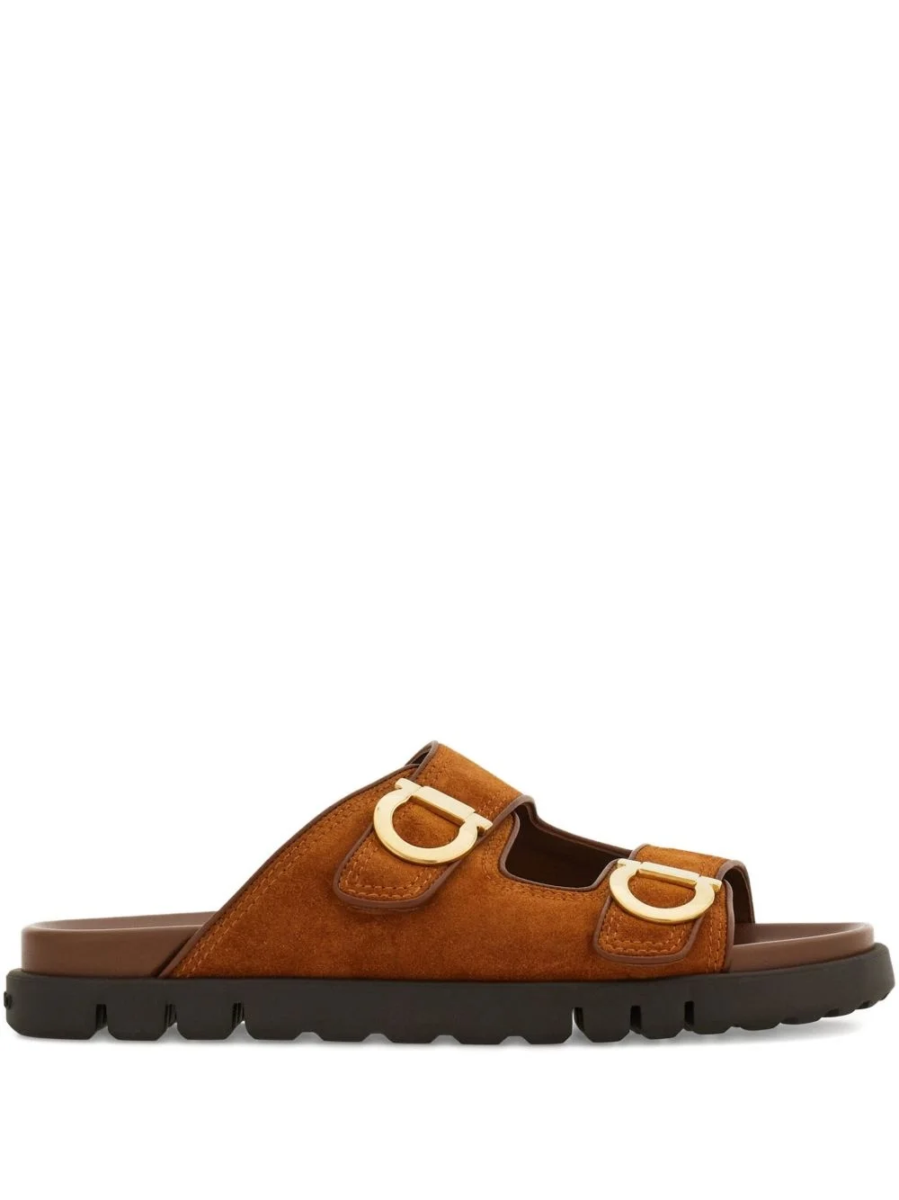 two-strap flat sandals - 1