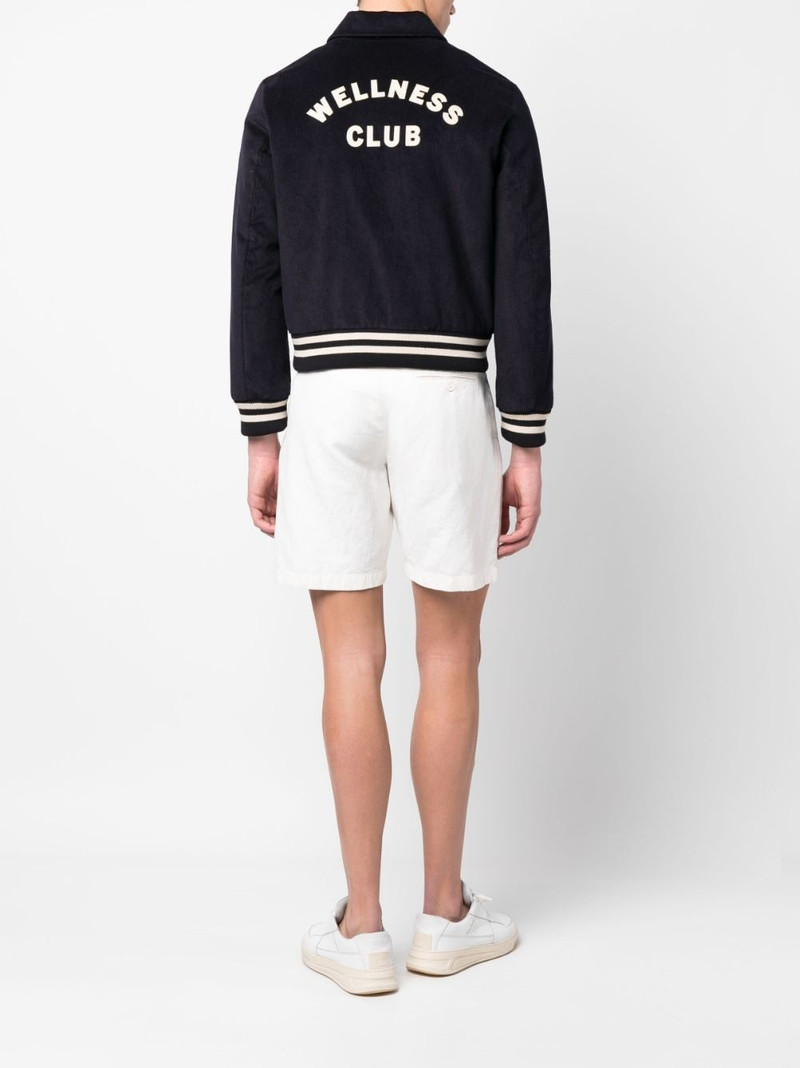 Sporty & Rich embroidered-logo bomber jacket outlook