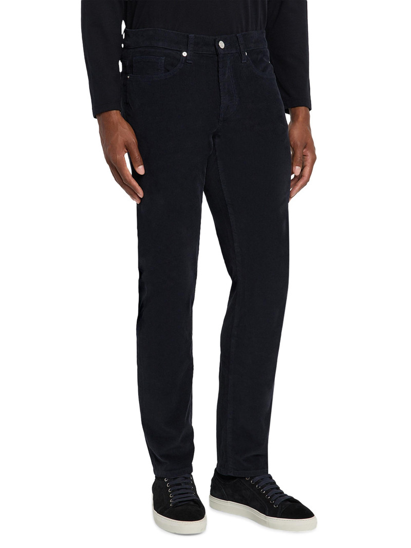 Men's L'Homme Slim Corduroy Pants - Navy 3