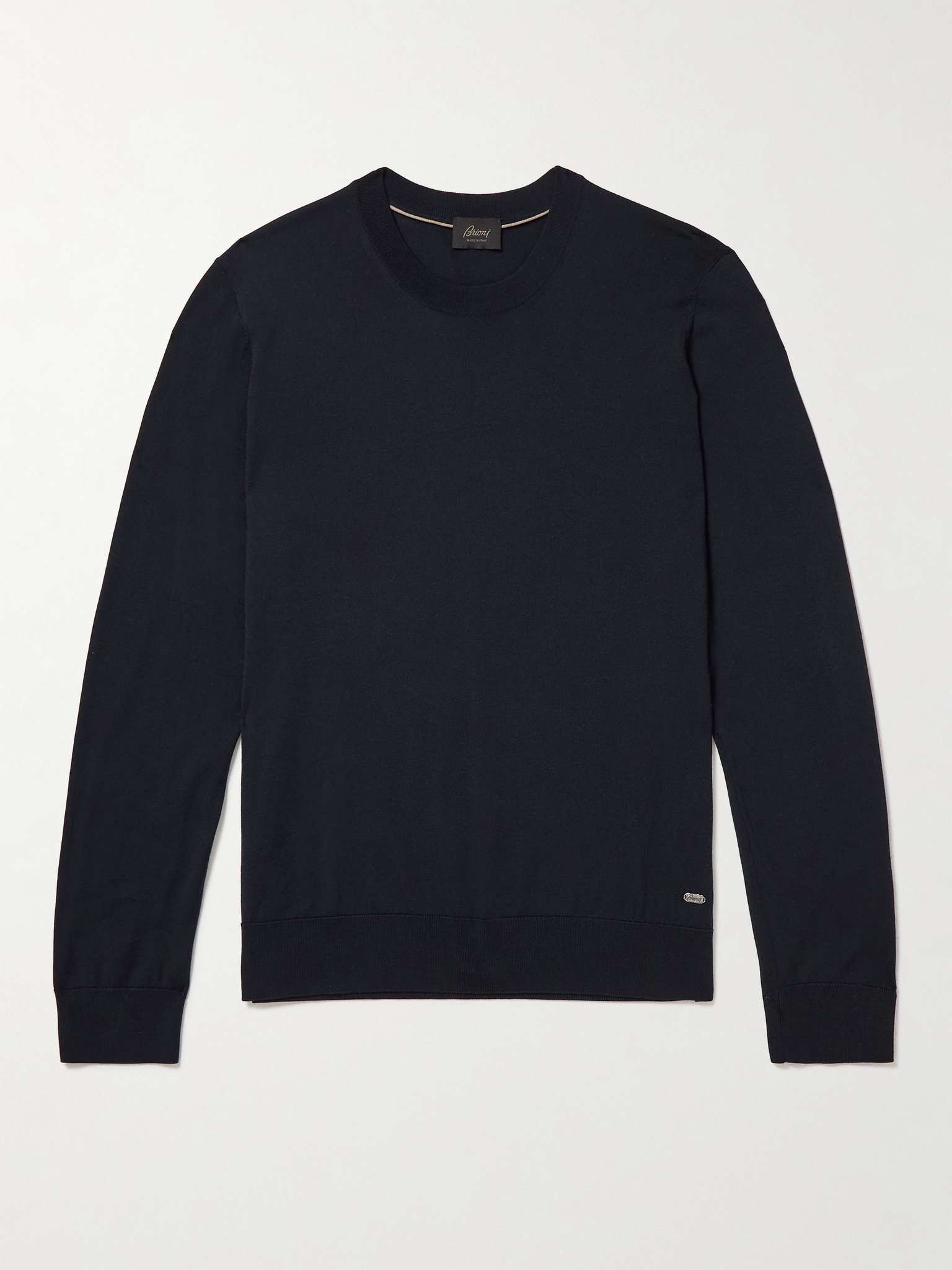 Slim-Fit Wool Sweater - 1