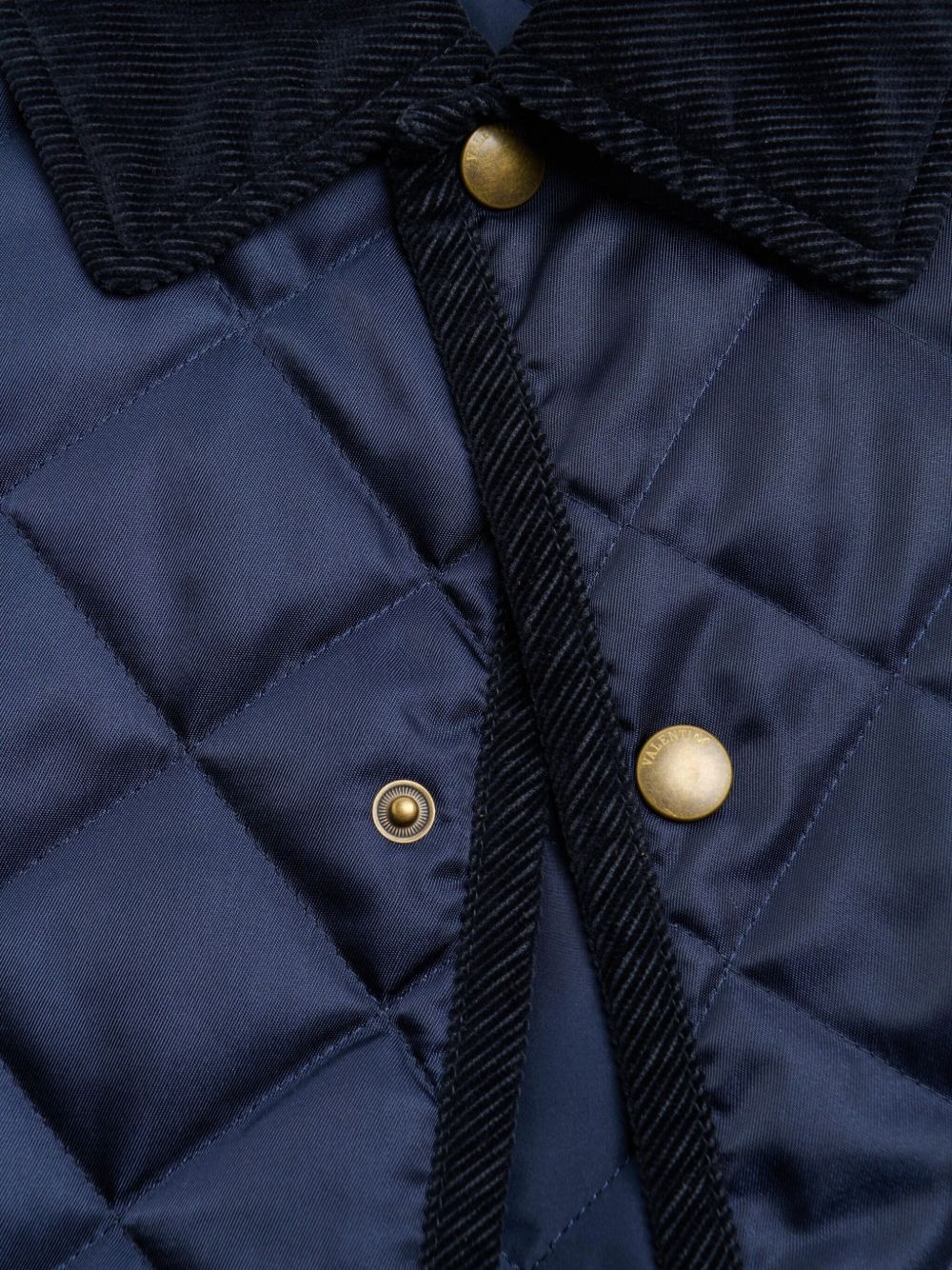 VLogo-patch hooded windbreaker - 2