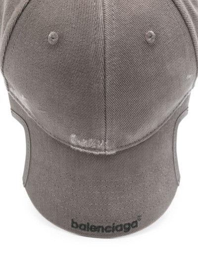 BALENCIAGA logo-embroidered cotton cap outlook