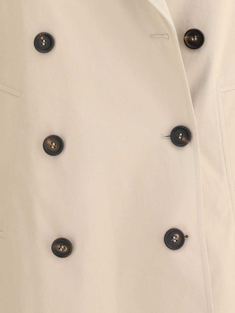 embellished sleeve midi trench coat - 4
