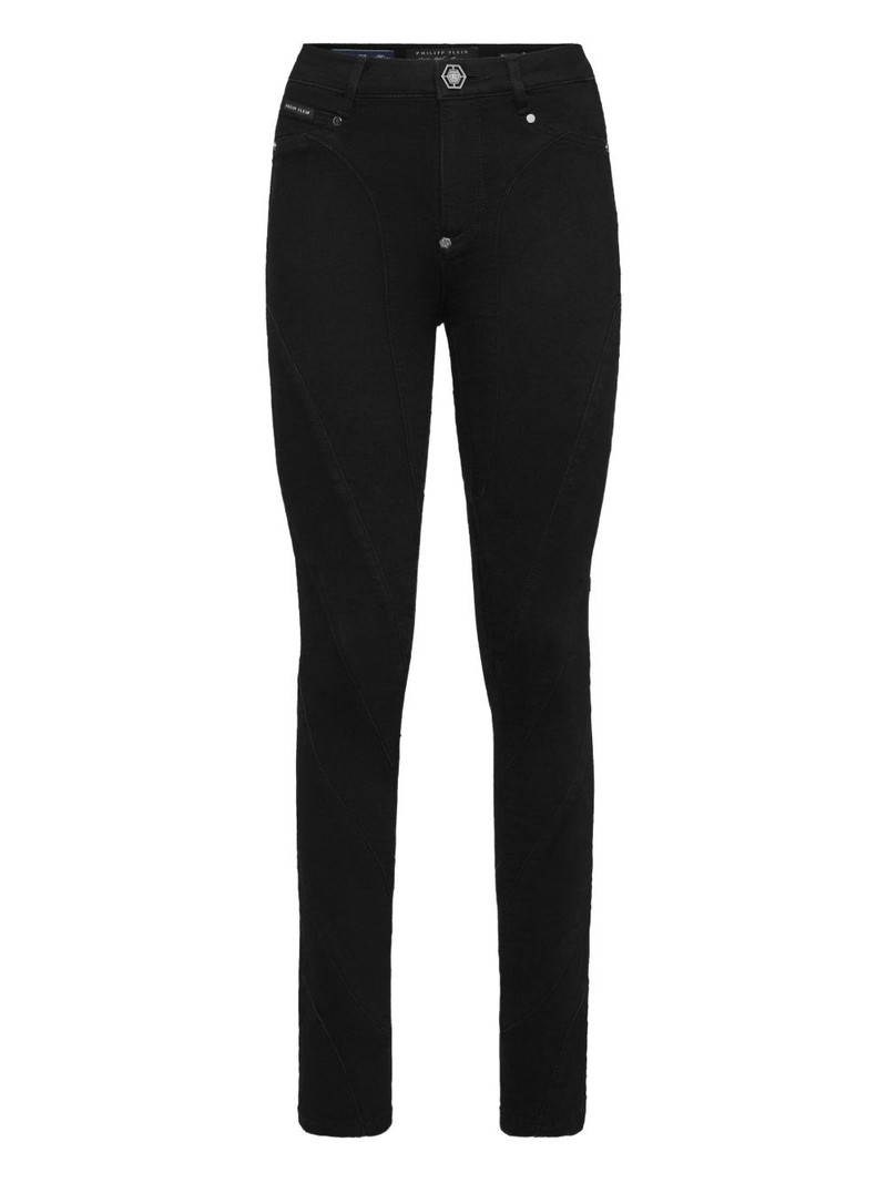 high-waist skinny-cut leggings 1
