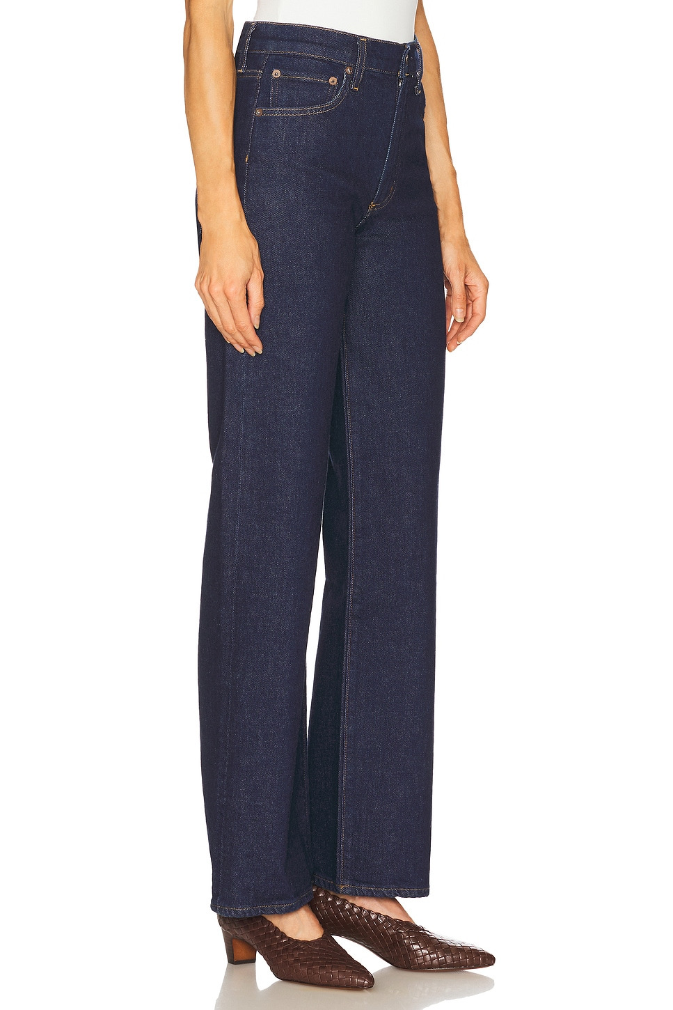 Harper Mid Rise Relaxed Straight Jeans - 2