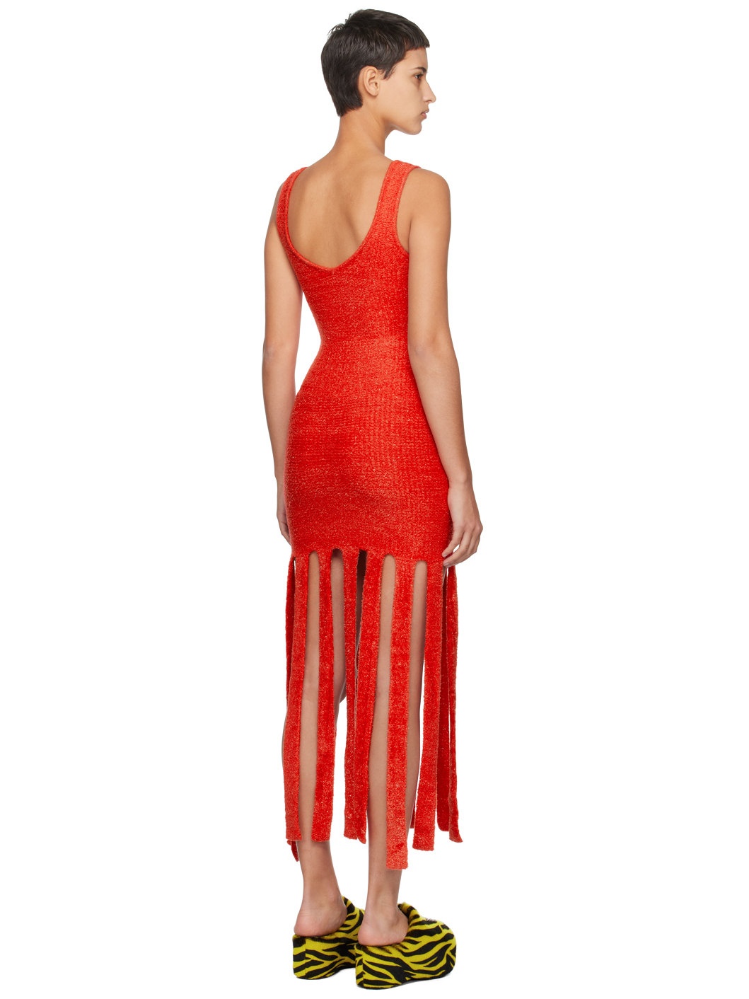 Red Tira Maxi Dress - 3