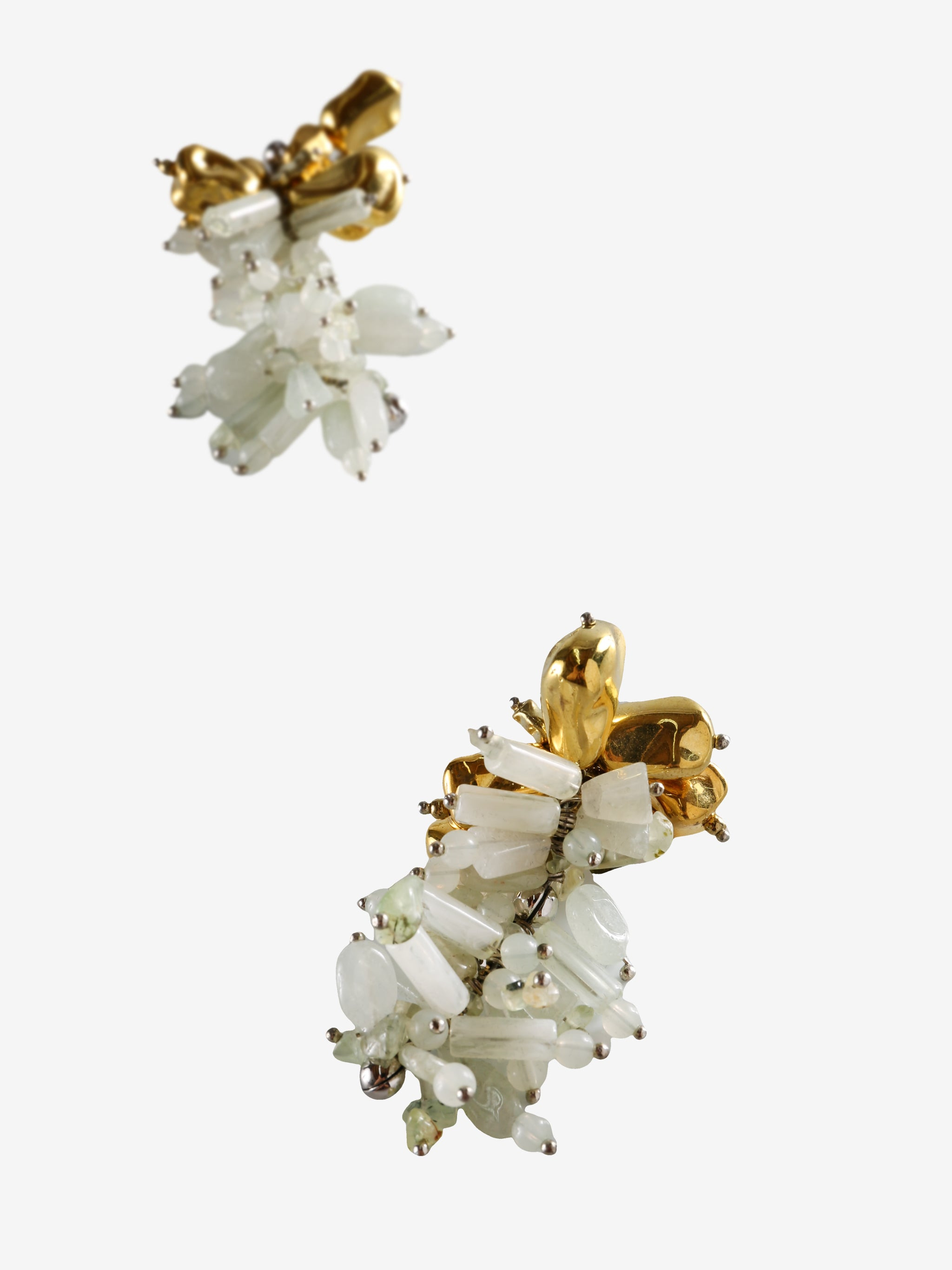 DRIES VAN NOTEN - Women Contrast Embroidered Earrings - 2