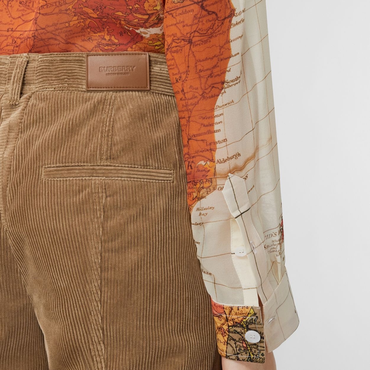 Corduroy Wide-leg Trousers - 3