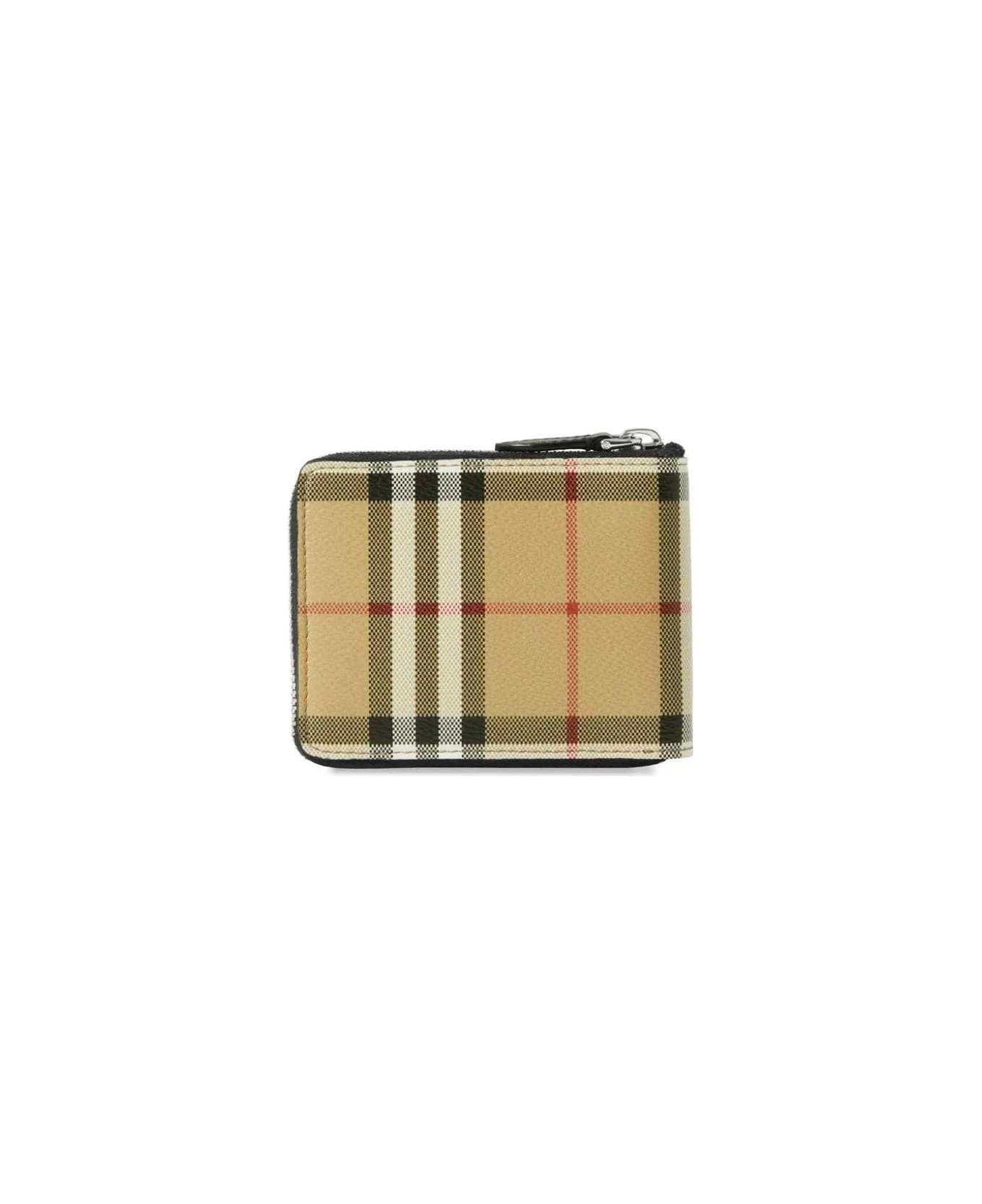 Checked Zip-around Wallet - 2