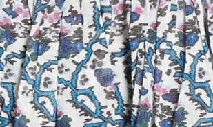 Naomi Floral Mix Print Tiered Cotton Miniskirt - 7